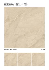 Carreaux de sol en porcelaine vitrifiée modernes 60x60cm 600x600mm, résistants aux acides, antidérapants, polis, couleur beige, pour usage intérieur, solides - Product Image 3