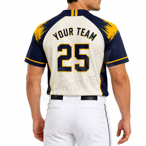 Maillots de baseball personnalisables à logo, longue durée, design tendance, en promotion - Product Image 5