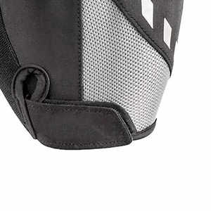 Gants de cyclisme mi-doigts en cuir microfibre respirant, protection UV, unisexe, design en maille pour l'été, fermeture auto-agrippante - Product Image 2