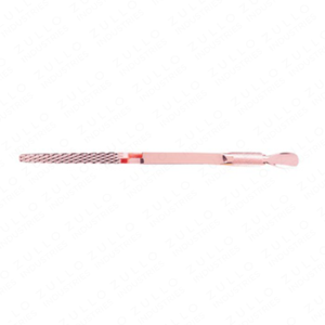 Pousse-cuticules rose en acier inoxydable et cuillère à éliminer les peaux mortes, ensemble d'outils de nail art pour manucure et pédicure professionnelle, vente en gros - Product Image 2