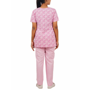 Ensemble de blouses d'infirmière unisexe en jersey de coton-polyester respirant à séchage rapide, tricoté sur mesure, avec aiguille – Vente chaude - Product Image 3