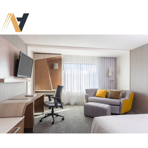 Muebles Modernos para Hoteles Courtyard by Marriott - Juego de Habitación Estándar para Huéspedes de Negocios - MDF/HPL/Chapa - Fábrica en Vietnam - Product Image 4