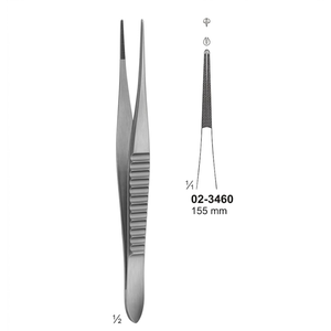 Pinzas para tejidos Gillies de 155 mm |   Instrumento Dental de Acero Inoxidable de Primera Calidad - Product Image 3