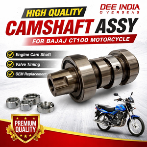 <b>Motorcycle</b> Camshaft <b>Assembly</b> for Bajaj CT100 | <b>Engine</b> Valve Timing Cam Shaft OEM Replacement Spare Part - Product Image 3