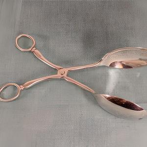 ที่คีบขนมหวานทองเหลืองแบบโบราณ ที่คีบขนมแบบแข็งแรง สำหรับเค้ก ขนมปัง น้ำตาลก้อน ของใช้บนโต๊ะอาหาร ดีไซน์สวยงาม คุณภาพส่งออก - Product Image 2