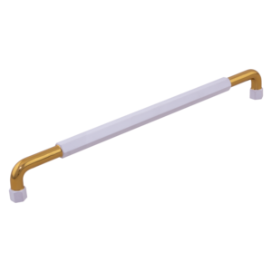 Aluminum Long <b>Cabinet</b> Handle Cresto Hexagonal Curved Pull Brass <b>Gold</b> Rose <b>Gold</b> Matt Black Wardrobe Door Hardware - Product Image 5
