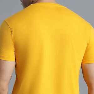 T-shirts pour hommes de qualité supérieure, couleur unie, sur mesure, nouveau style, t-shirts en coton pour hommes de bonne qualité, respirants - Product Image 5