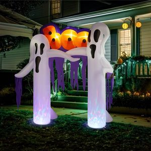 Decorazione Gonfiabile a Forma di Fantasma Bianco da 3 Metri per Esterni, Decorazioni Festive per Giardino - Product Image 4