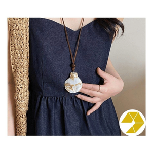 El mejor producto: Collar de Conchas Marinas y Estrellas de Mar Ocean Charm, Joyería de Perlas, Accesorio de Playa de Verano para Mujer - Product Image 5