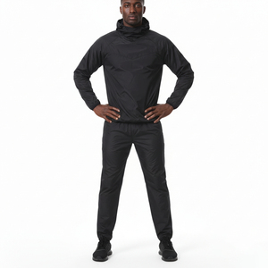 Custom Design Sauna Suit OEM Nylon Fabric Waterproof Sweat Suit Fitness <b>Training</b> <b>Weight</b> Loss Manufacturer Worldwide - Product Image 4