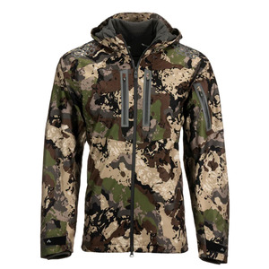 Veste softshell à capuche camouflage personnalisée pour homme, coupe-vent, résistante à l'eau, doublée de polaire, pour la chasse et les activités de plein air - Product Image 1