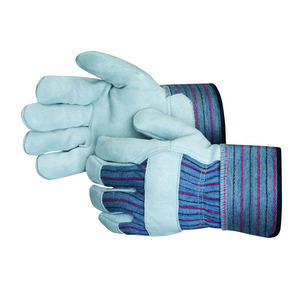 High Performance Cowhide Split Leather Working Gloves Canadian Rigger Abrasion Resistant Household Gardening Durability Gloves - Product Image 5