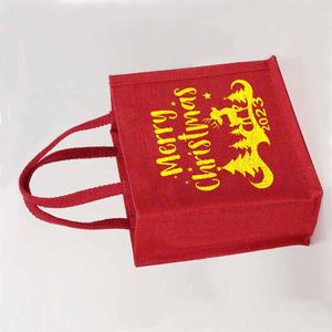 Sacs fourre-tout en jute écologiques avec impression intégrale Sacs à provisions fabriqués en Inde à la mode Bengale occidental - Product Image 3