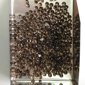 Cuarzo Ahumado Natural de 2.75MM, Corte Brillante Redondo, Gema Suelta de la Mejor Calidad para la Fabricación de Joyas - Product Image 3