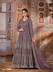 ชุดตาข่ายสำหรับงานแต่งและงานเย็บปักถักร้อยตามลำดับแบบดั้งเดิมสำหรับผู้หญิงชุดปาร์ตี้ lehenga choli/salwar kameez แห้งเร็วทรงหลวมใส่ได้ทุกฤดูกาล - Product Image 3