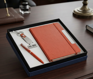 LLavero moderno personalizado, diario, tarjetero de visita, juego de bolígrafos para negocios, regalo publicitario promocional a precio competitivo - Product Image 4