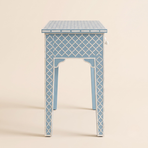 Wholesale Bone Inlay Wooden Modern Antique 1 <b>Drawer</b> Console Table Furniture Entryway Decor Living Room Decor Bone Inlay <b>Desk</b> - Product Image 3