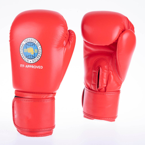 ถุงมือป้องกันมือเทควันโด PVC โลโก้สั่งทำ ดีไซน์ใหม่ ชุดกีฬา MMA ระบายความชื้น ถุงมือ IITF - Product Image 1
