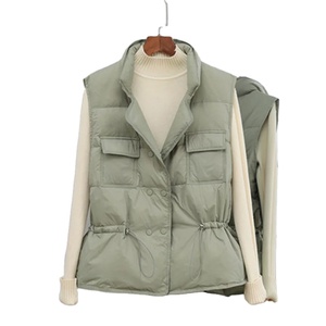 2024 mujer cortavientos abajo abrigo invierno abajo chaleco mujer corto sin mangas chaleco Chaqueta ligera - Product Image 1