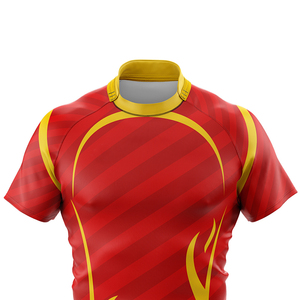 Camisetas de rugby de poliéster de la mejor calidad, con logo personalizado por sublimación, para venta en línea. - Product Image 4