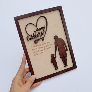 Grande réduction sur le plus beau cadre en bois fait à la main en 2023, chaud pour le père spécial dans votre vie avec un - Product Image 6