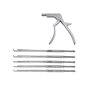 ชุดเครื่องมือผ่าตัดกระดูกสันหลังแบบหมุน Kerrison ทำจากเหล็กกล้าไร้สนิมสำหรับศัลยกรรมกระดูกและข้อ ใช้สำหรับการผ่าตัดระหว่างแผ่นกระดูกสันหลัง เหมาะสำหรับสัตว์ - Product Image 3