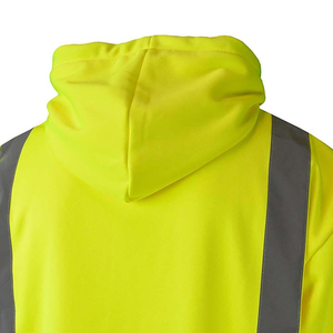 Ropa de Trabajo de Seguridad, Sudadera con Capucha de Alta Visibilidad Reflectante de Poliéster, Cómoda y Transpirable para Hombre, Uniforme de Seguridad - Product Image 4