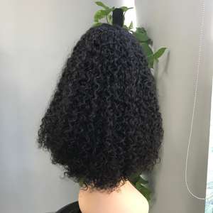 SMA birmano rizado de alta calidad crudo Vietnam pelo Color Natural suizo HD encaje Frontal peluca para mujeres precio al por mayor - Product Image 2