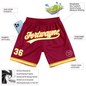 <b>Customized</b> Sports Team Shorts 100% Polyester Mesh Sublimated Club Name Training Basketball Athletic Shorts for Teamwear - Product Image 5