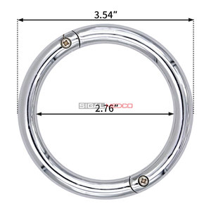ห่วงจมูกวัวเหล็กกล้าคาร์บอน ทนทาน ใช้งานหนัก อุปกรณ์จัดการปศุสัตว์ ป้องกันสนิม ใช้งานง่าย ล็อคแน่น - Product Image 2