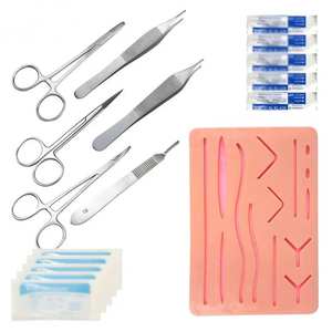 Kit de pratique de suture en acier inoxydable 6 pièces pour étudiants en médecine – Instruments chirurgicaux de base pour la formation aux techniques chirurgicales par Grip Surgical - Product Image 5