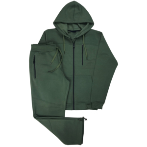 Ensemble décontracté deux pièces en velours pur pour femme, coupe confortable, fabriqué en usine, survêtement pour homme 2026 - Product Image 1