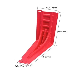 Barrage rapide ABS barrière de contrôle des inondations remplissable panneau de prévention des inondations rampe d'inondation barrière d'eau <span class=keywords><strong>Floodgate</strong></span> MEIHSUO marque Type L - Product Image 6
