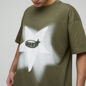 T-shirt pour homme surdimensionné à imprimé 3D, coton premium, coupe ample décontractée, impression graphique 3D personnalisée, streetwear, mode décontractée - Product Image 6