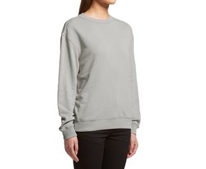 Sweat-shirt à col rond pour femme avec logo personnalisé - Polaire en coton-polyester de qualité supérieure, manches longues, sweat-shirts - Product Image 3