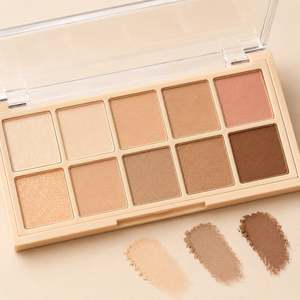 พาเลทอายแชโดว์ Nude Dimension-10 เฉดสีเมทัลลิกและชิมเมอร์ เมคอัพแบบอัดแข็งจากแร่ธาตุ - Product Image 5