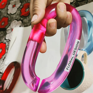 Cadena de resina para colgar en la pared, decoración moderna de resina para pared, escultura de eslabones de resina, arte decorativo de cadena de resina - Product Image 2