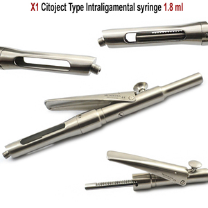Jeringa Dental Manual de Acero Inoxidable Citoject de 1.8 ml, Reutilizable, Intraligamentaria, con Certificación CE, Instrumentos Quirúrgicos Dentales de Clase I - Product Image 5
