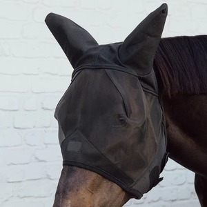 Máscara Antimoscas Premium Ligera y Personalizable para Caballos con Malla Transpirable, Protección de Orejas Ajustable y Duradera, Equipo para el Cuidado Equino - Product Image 2