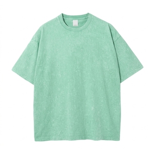 T-shirt d'été vintage grande taille pour homme, coupe classique, 100 % coton tricoté, col rond, manches courtes, écologique et respirant - Product Image 4