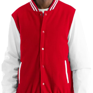 Customized Logo Printing <b>Men</b> Varsity <b>Jacket</b> for man New Streetwear Style Stand Collar Adult Size Latest Arrival - Product Image 1