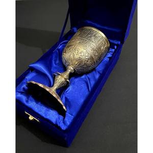 New Solid Brass Wine Goblet Royal Wine Cup Handmade Goblet Medieval Decor Gothic Chalice <b>Drinkware</b> Leak proof Elegent - Product Image 4