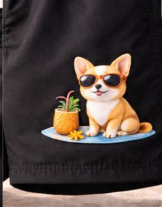 Shorts de Playa Personalizados para Hombre con Diseño de Perro Adorable – Bañadores de Verano de Secado Rápido – Fabricante Mayorista OEM de Shorts de Baño - Product Image 3