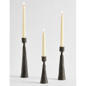 Vintage <b>Black</b> Finish Iron <b>Candlestick</b> Holders for Home Wedding Holiday Decoration Tabletop Handmade Candle Holders - Product Image 5