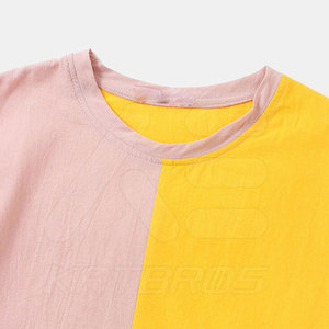 T-shirt décontracté pour homme KATBROS INDUSTRY, marque privée, respirant, en coton/fibre de bambou, coupe ample, manches courtes, confortable - Product Image 3