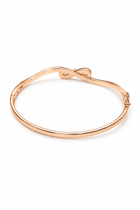 Brazalete de Moissanita en Plata de Ley 925 con Baño de Oro Rosa, con Regalo para Mujer KLSB20513 - Product Image 3