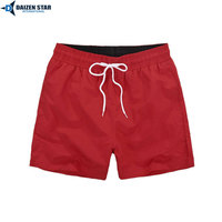 Shorts de Playa para Hombre, Azules, Sólidos, Casuales, de Alta Calidad, Personalizables, con Estampado Digital, Transpirables, de Secado Rápido, 100% Poliéster, Cintura Media