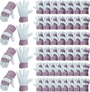 Heavy Duty Safety <b>Gloves</b> Cowhide Wrist-Length for Sports - Product Image 1