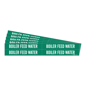 Marcador de Tuberías de Agua para Calderas de Alta Visibilidad y Resistente al Calor Brady, Flexible para Plantas Industriales - Product Image 3