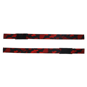 Unisex Red Camouflage Anti Slip Weightlifting <b>Straps</b> with Wrist Support Heavy Duty Gym <b>Lifting</b> Grips Powerlifting Training - Product Image 2